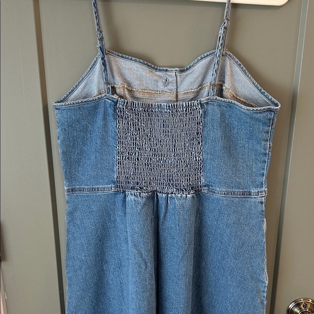 Universal Thread Denim Button-Front Midi Dress Size Large New - Picture 5 of 6